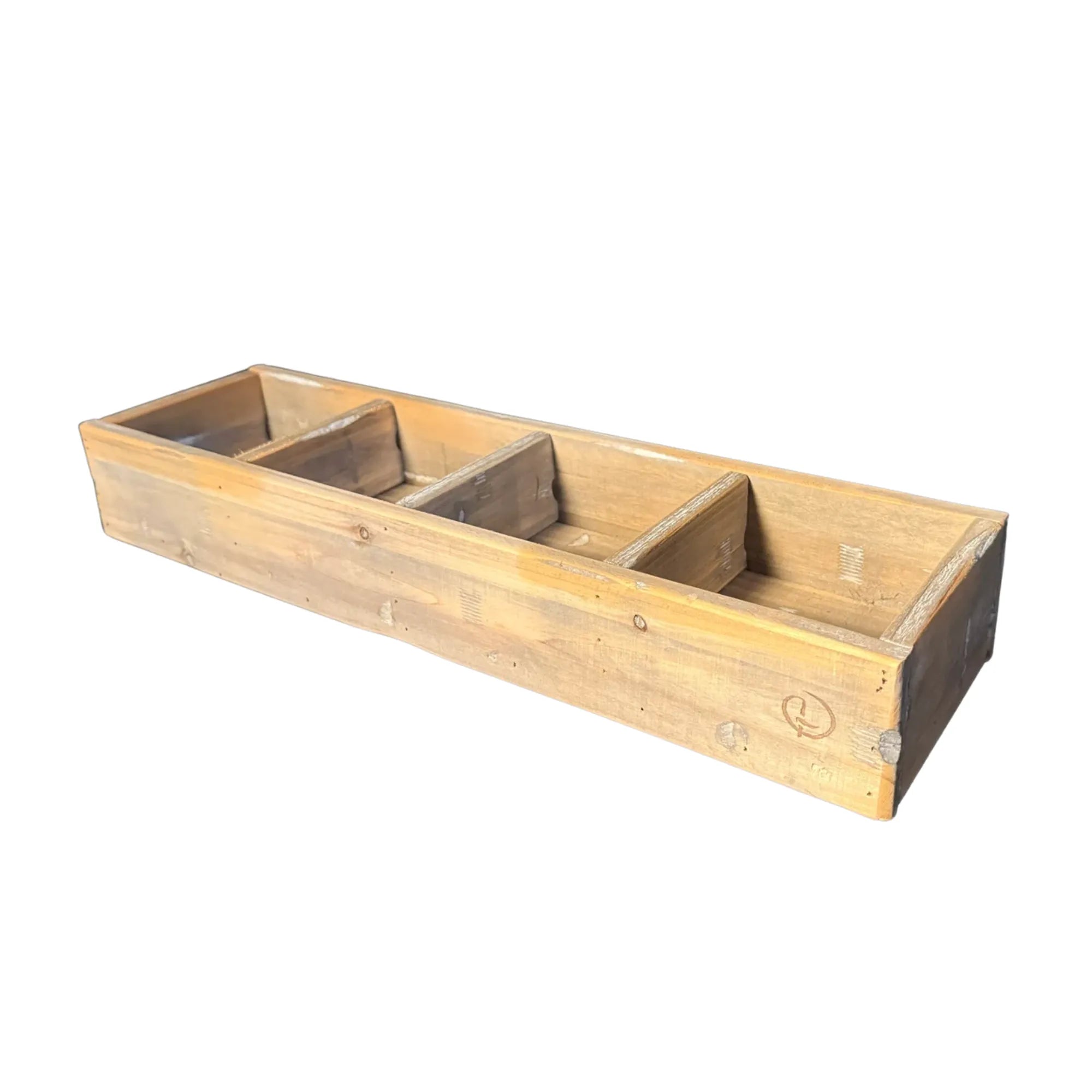 Dutch Mood Holzkiste mit 4 Fächern 47,5 × 13 cm