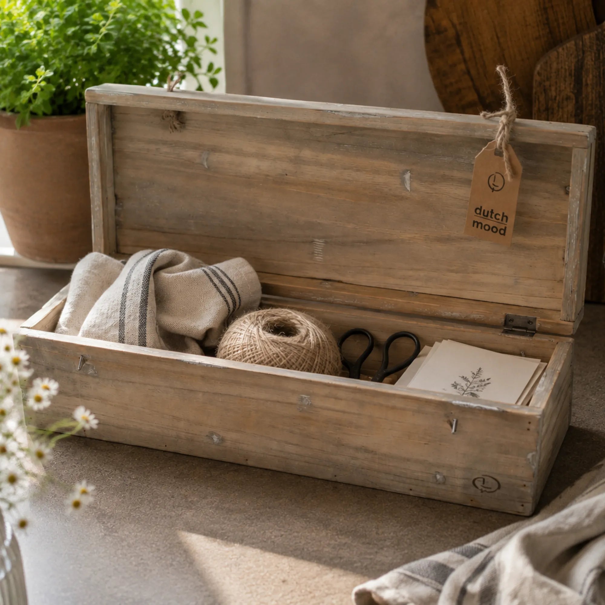 HolzkistemitDeckelundSeilverschlussausNaturholzineinergemuetlichenKuechedekoriert_3