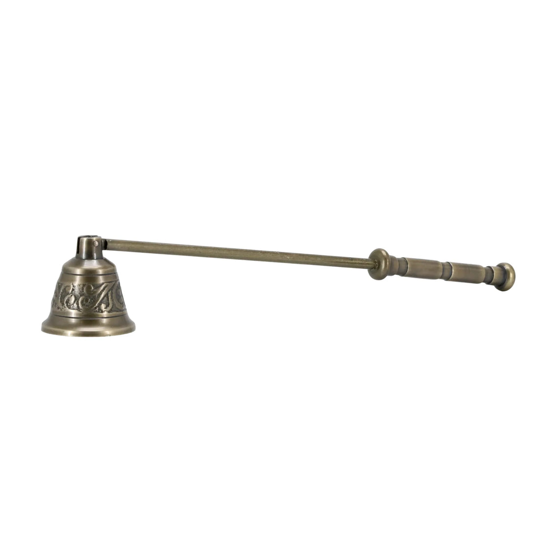 Chic Antique Kerzenlöscher in Antik-Messing