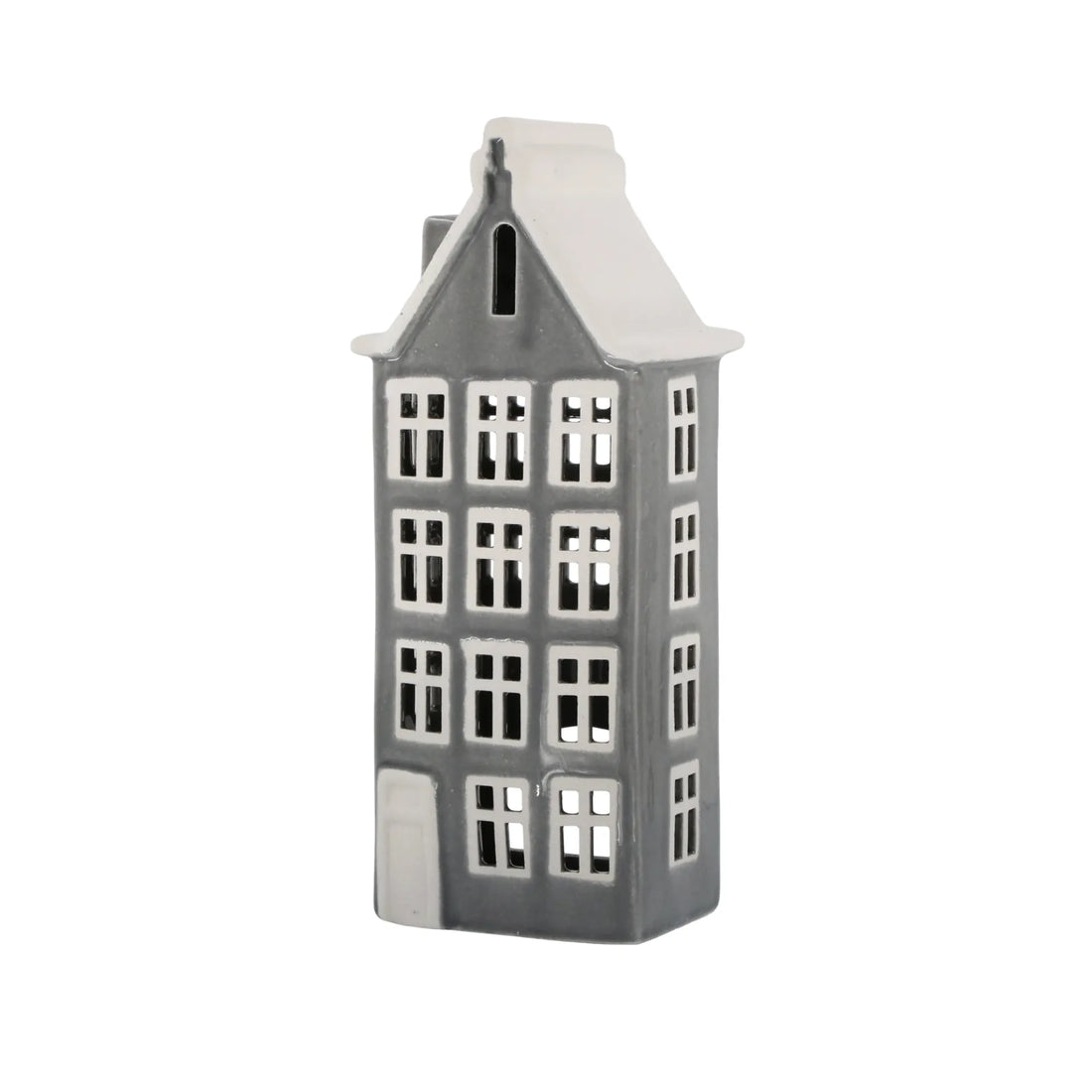 Chic Antique "Chamonix" Haus für Teelichter grau 25 cm