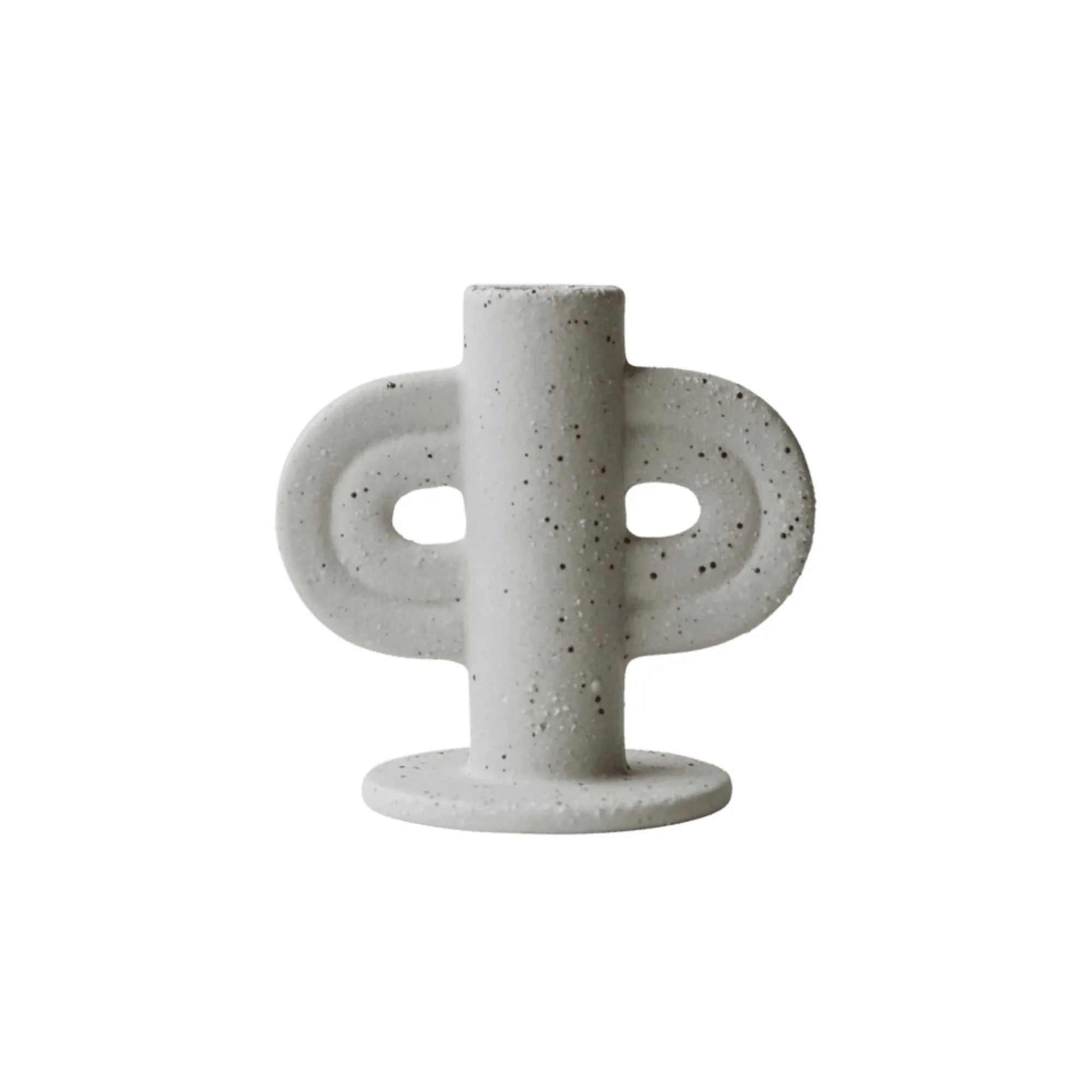 DBKD Kerzenhalter „Swirl“ sand 11 cm
