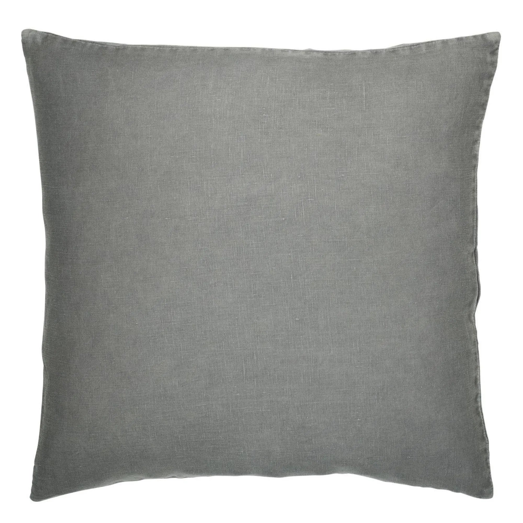 Ib Laursen Leinen Kissenbezug „Smoke“ grau 50x50 cm