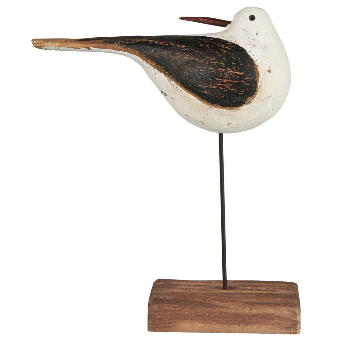 Ib Laursen Deko Strandvogel „Nautico“ handgefertigt aus Holz 21 cm