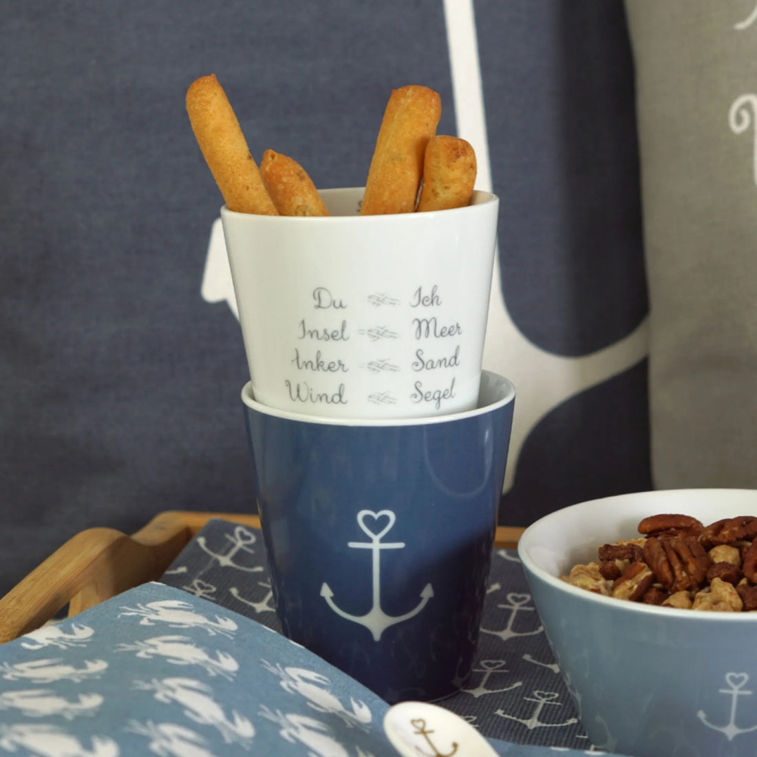 Krasilnikoff Happy Mug „Du und ich“ aus Porzellan 330 ml