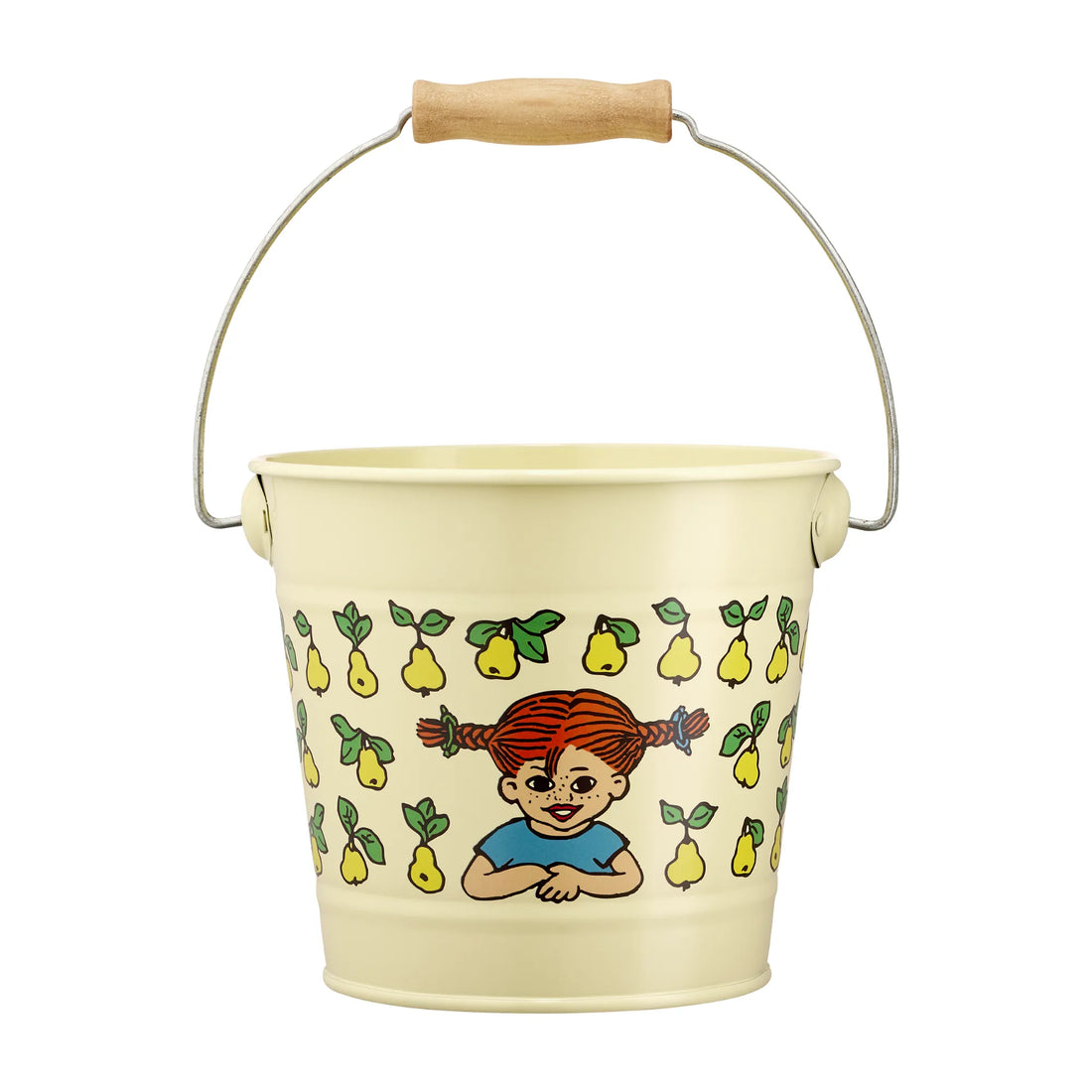 Muurla Pippi Langstrumpf Metalleimer „Früchte“ 2 Liter