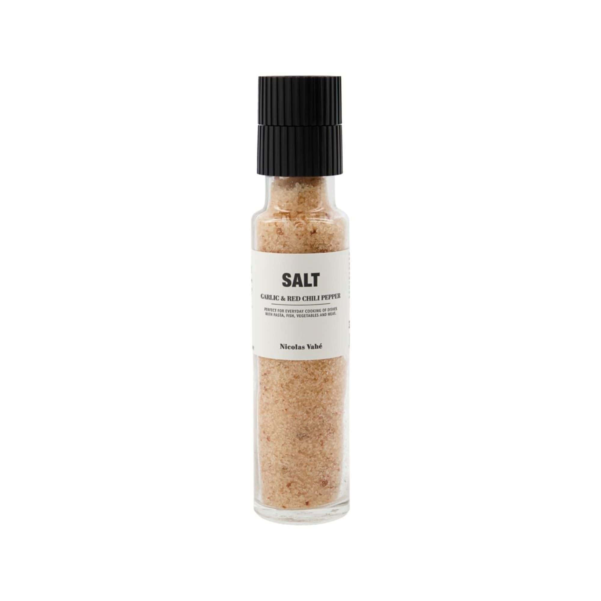 Nicolas Vahé Gewürzmühle Salz mit Knoblauch & roter Chili 325 g