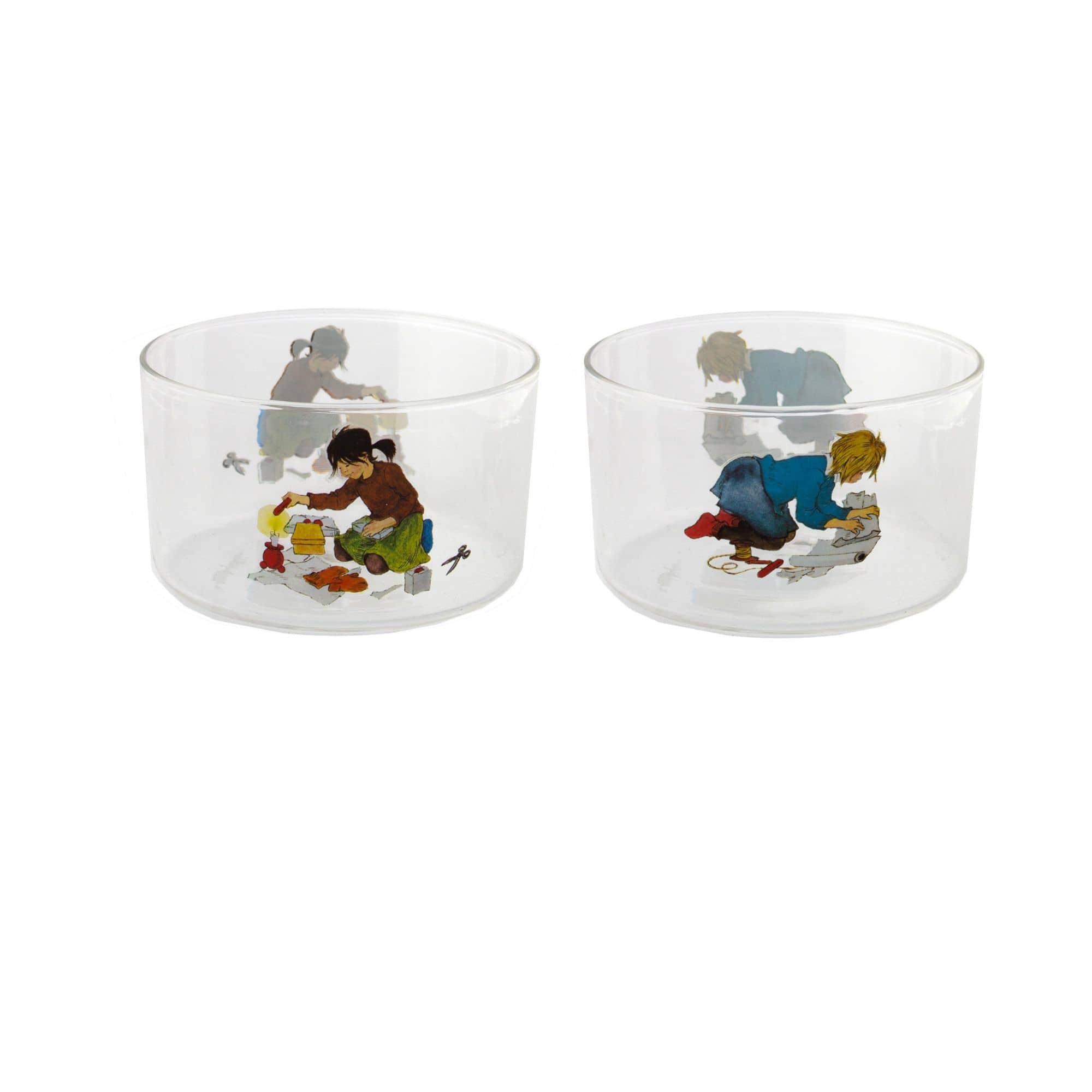 Storefactory "Wir Kinder von Bullerbü" Glasschalen 2-er Set Kapitel 3