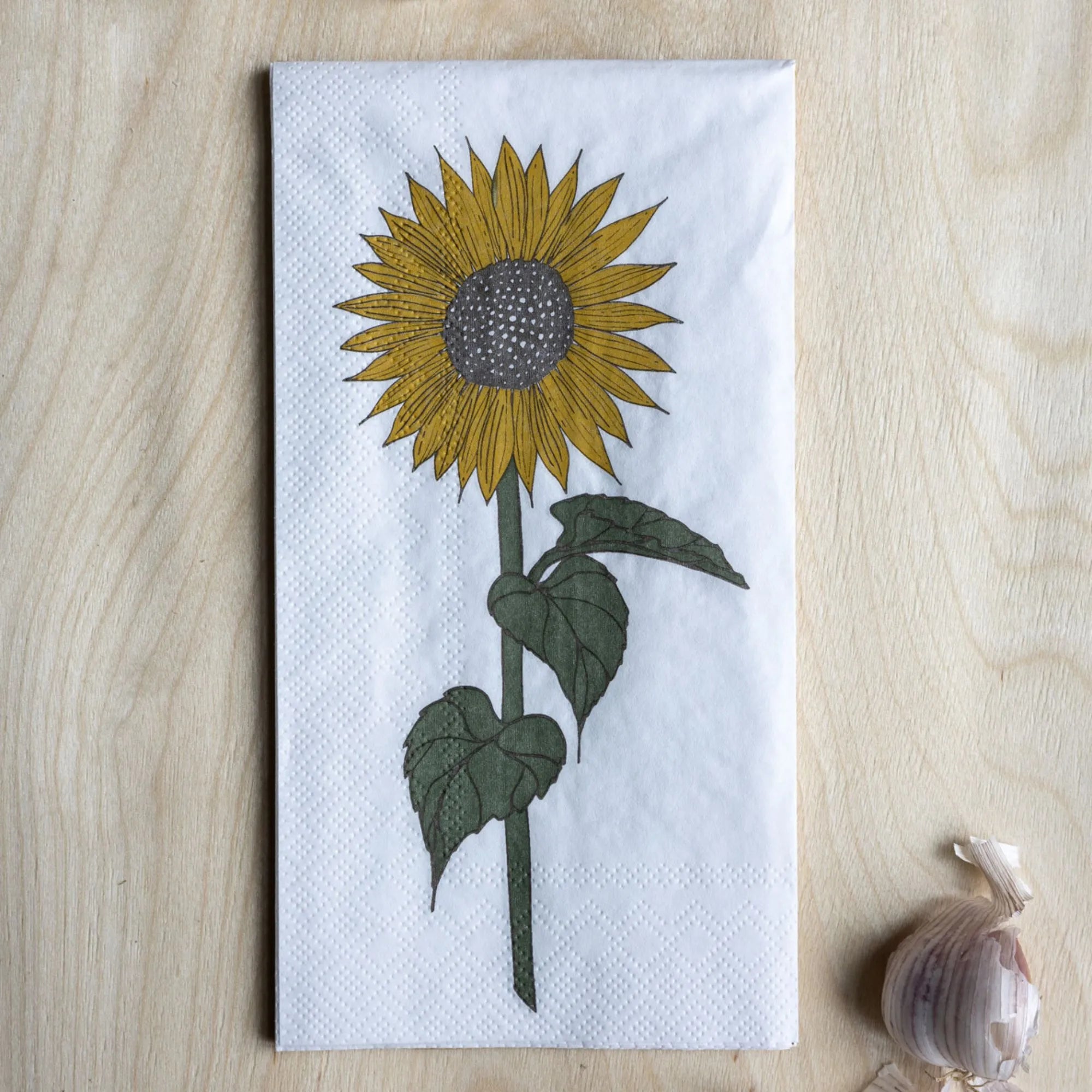 Storefactory Servietten „Solros“ 16 Stück mit Sonnenblume