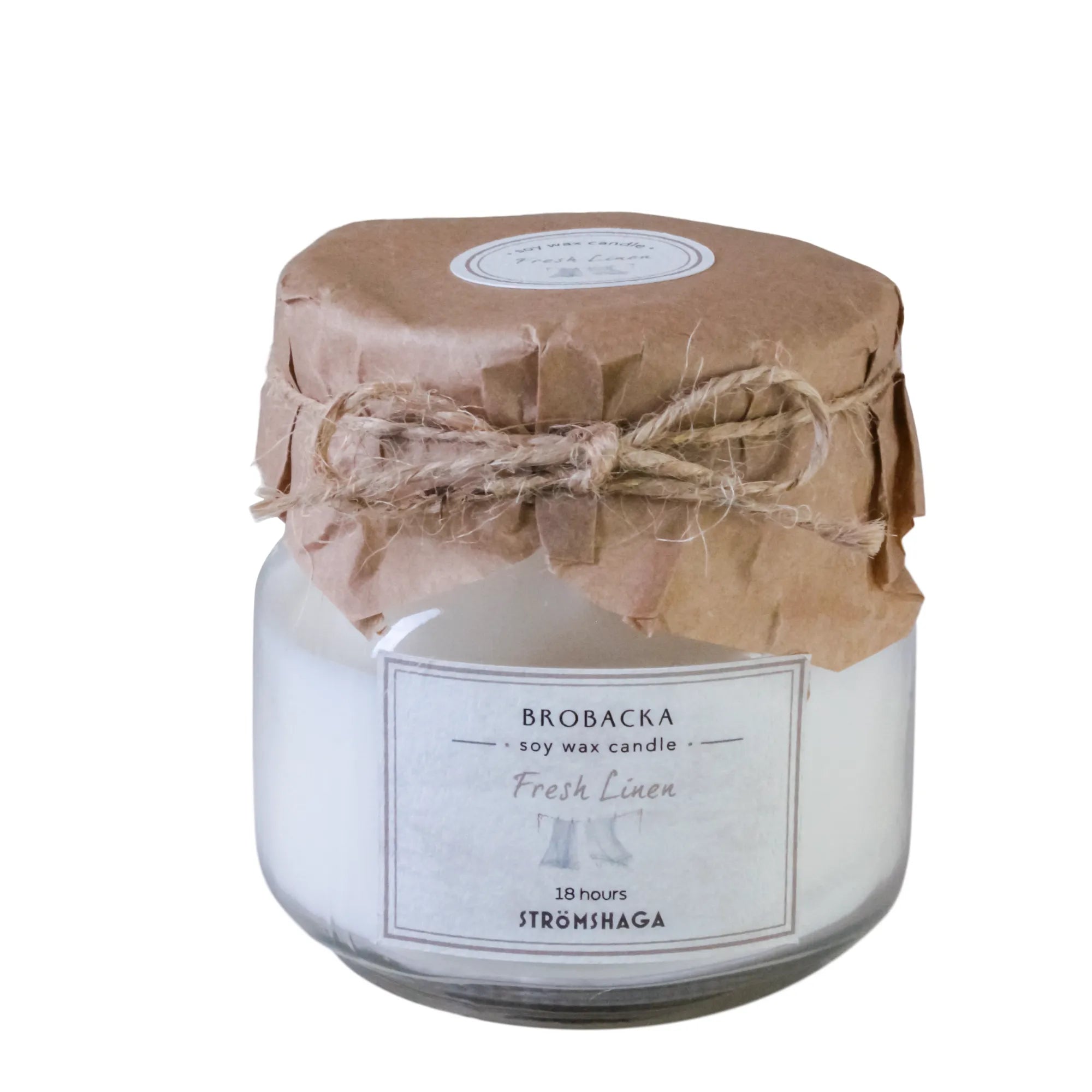 Strömshaga Duftkerze „Fresh Linen“ 160 g