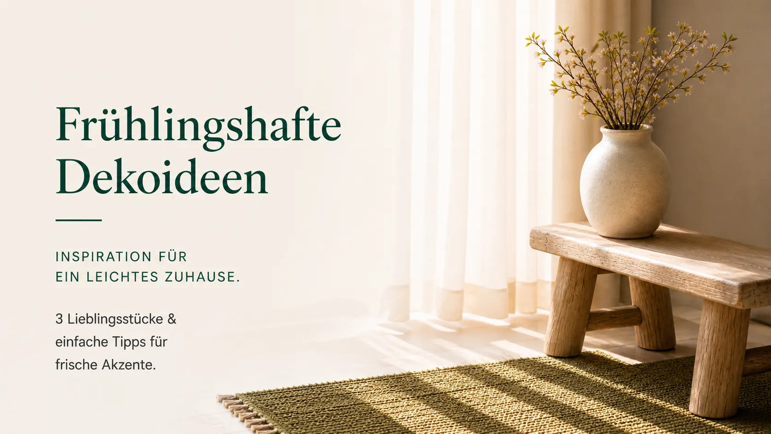 Frühlingsdeko fürs Wohnzimmer – 5 einfache Ideen