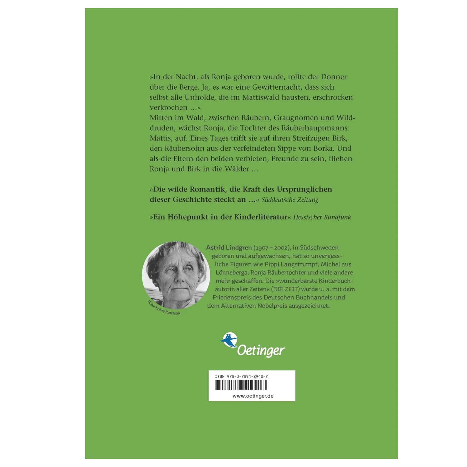 Astrid Lindgren "Ronja Räubertochter"