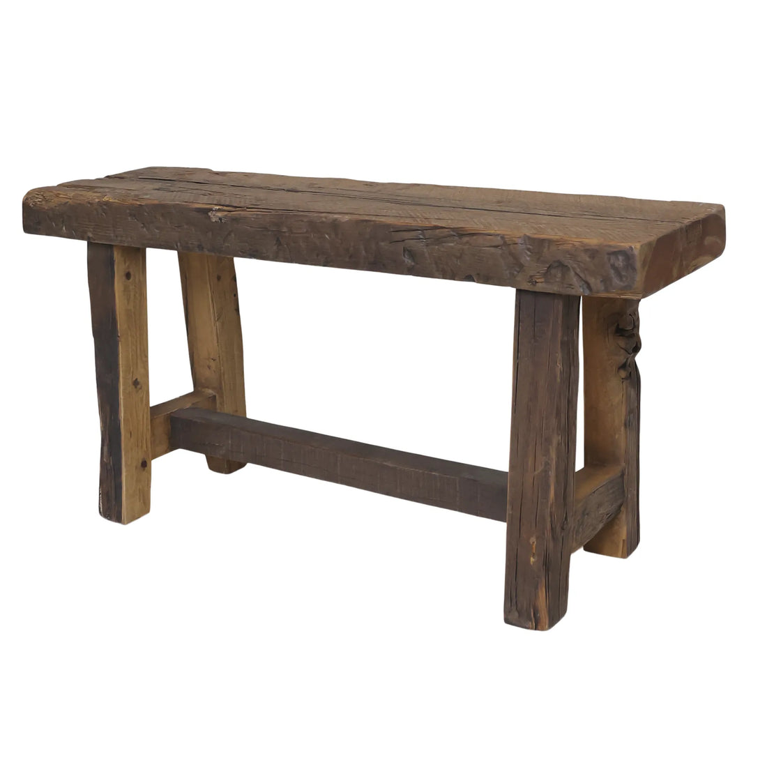Chic Antique Grimaud Holzbank aus recyceltem Holz 90 cm
