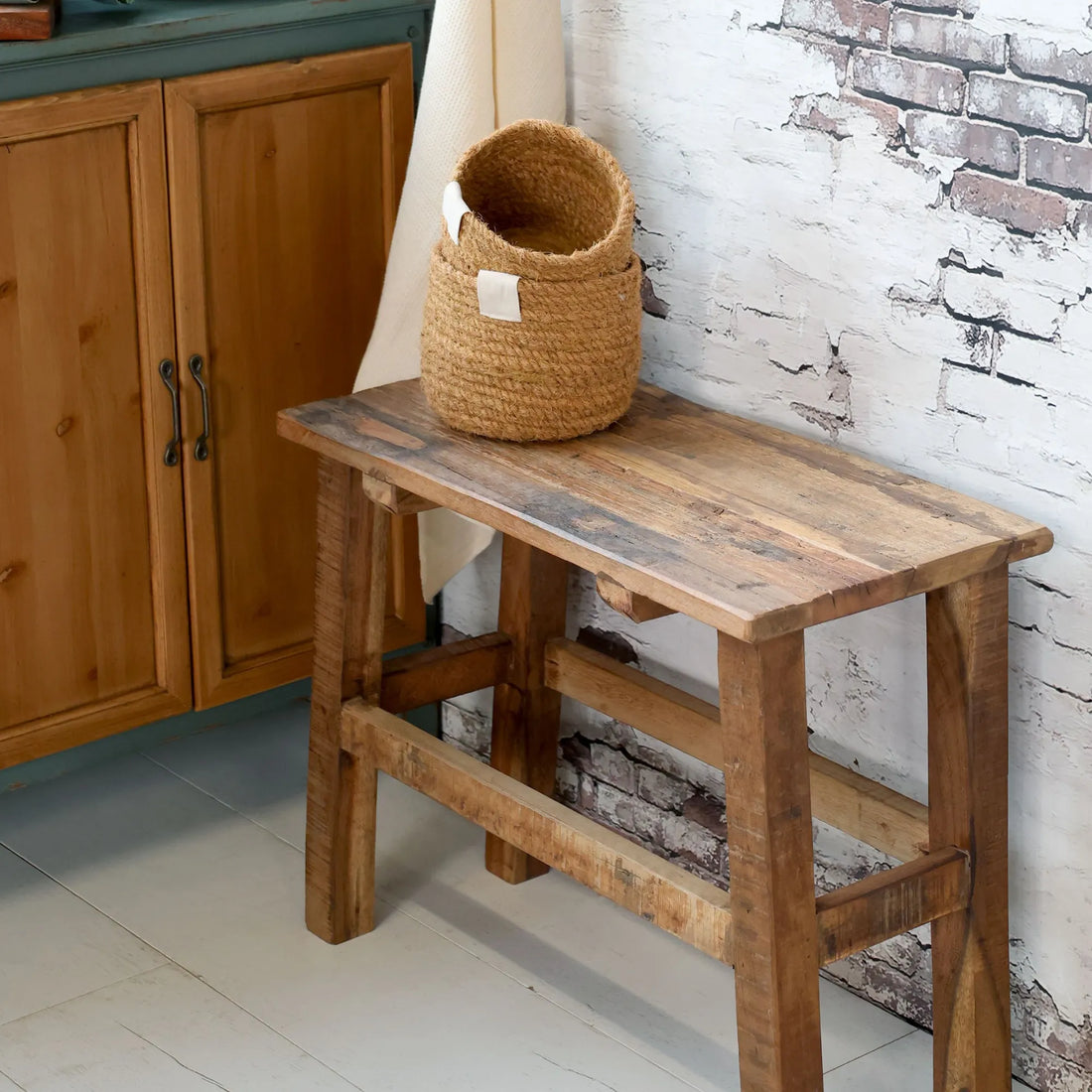 Chic Antique Grimaud Konsole aus recyceltem Massivholz 60 cm