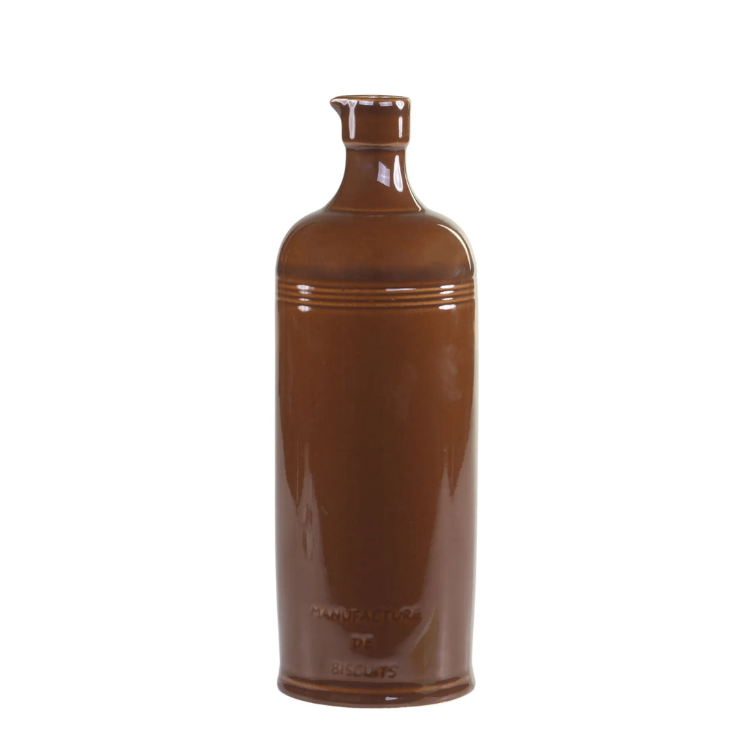 Altfranzösische Keramikflasche 26,5 cm Chic Antique
