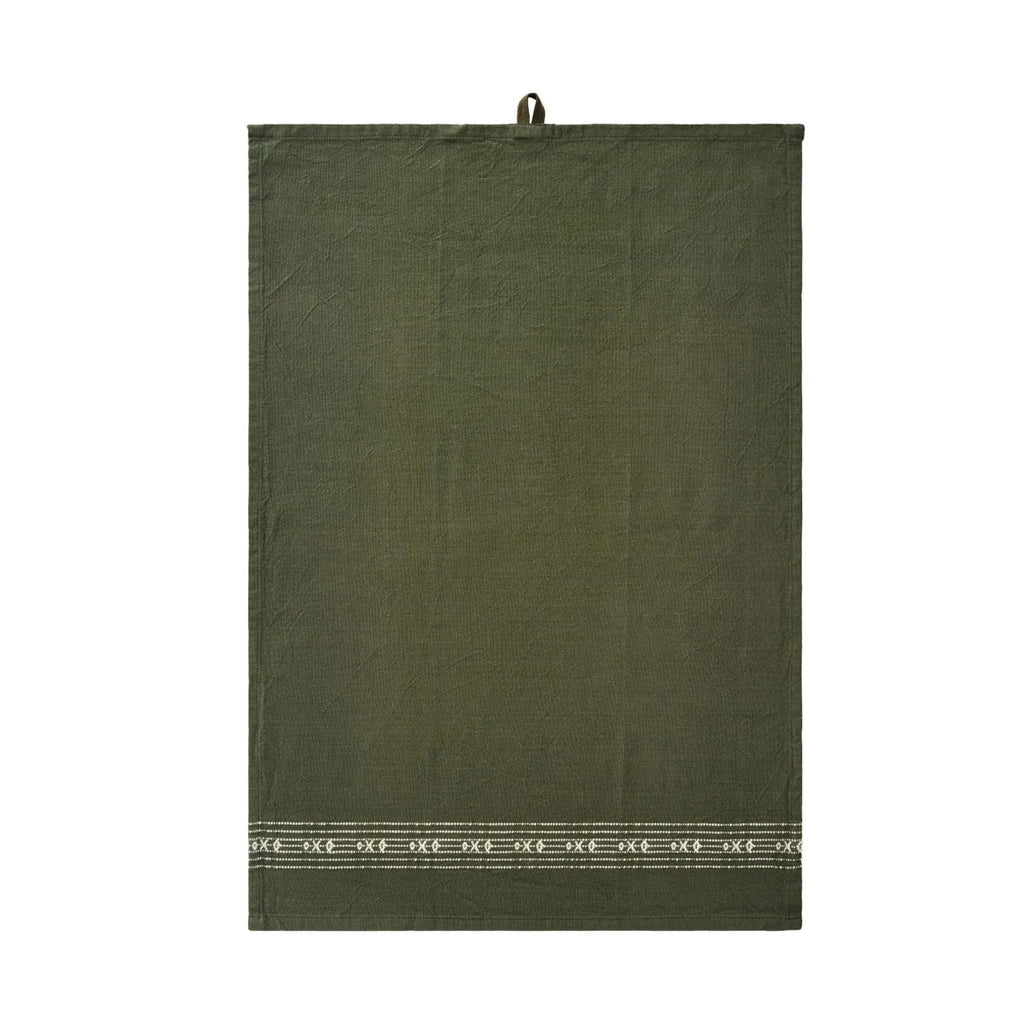 Geschirrtuch Sabine moosgrün 50 × 70 cm von Ib Laursen