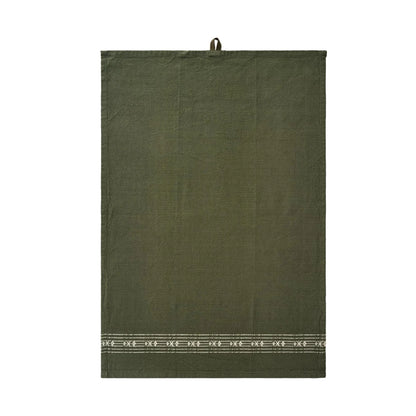 Geschirrtuch Sabine moosgrün 50 × 70 cm von Ib Laursen