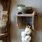 Grimaud Wandhaken mit Ablage aus Recyclingholz von Chic Antique