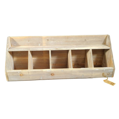 Holz Organizer mit 5 Fächern 78 cm