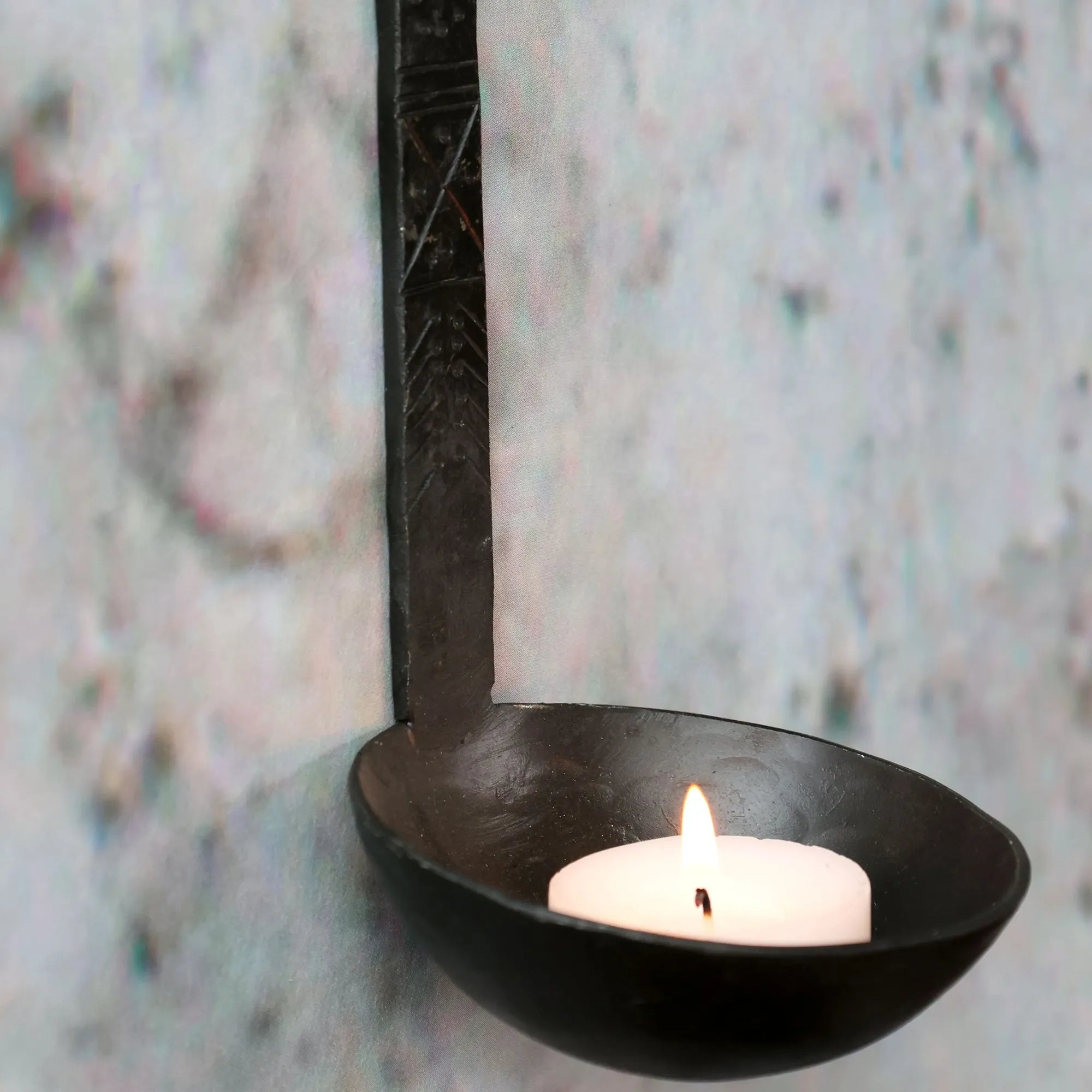 Chic Antique Hänge-Kerzenhalter aus Eisen für Teelichter 24 cm