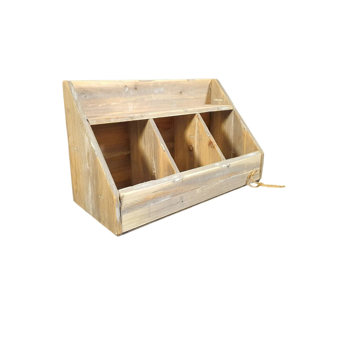 Holz Organizer mit drei Fächern 47 cm