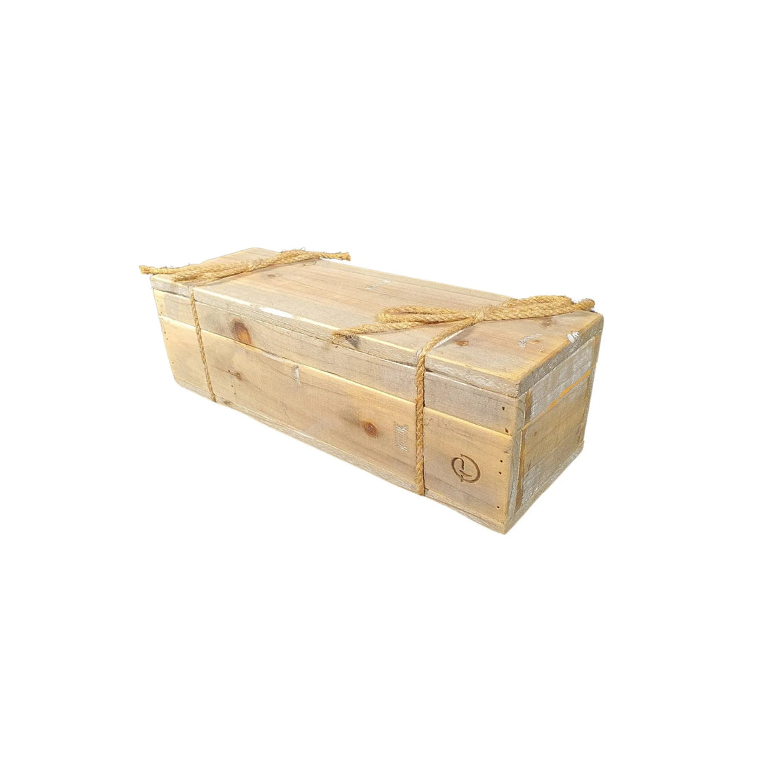 Dutch Mood Holzkiste mit Deckel und Seilverschluss 36 cm