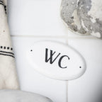 Ib Laursen Schild metall wc anna und ole shop
