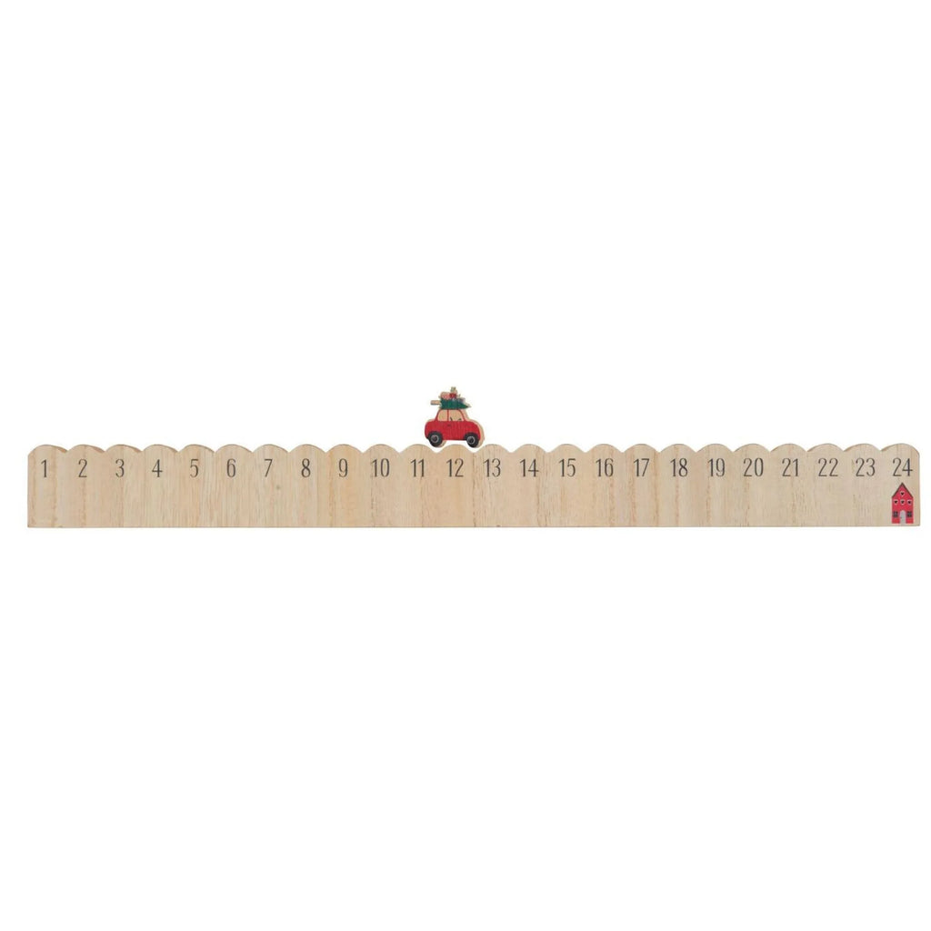 Ib Laursen Adventskalender "Fahrendes Auto" 50 cm Weihnachten