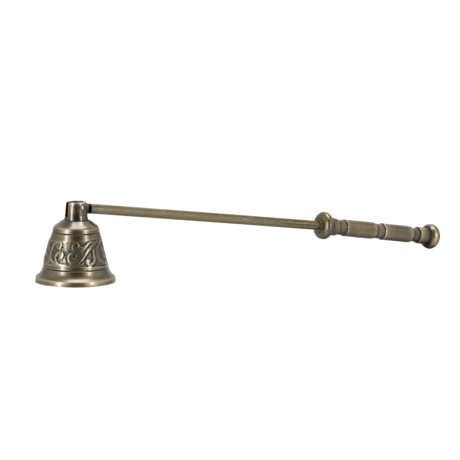 Chic Antique Kerzenlöscher in Antik-Messing