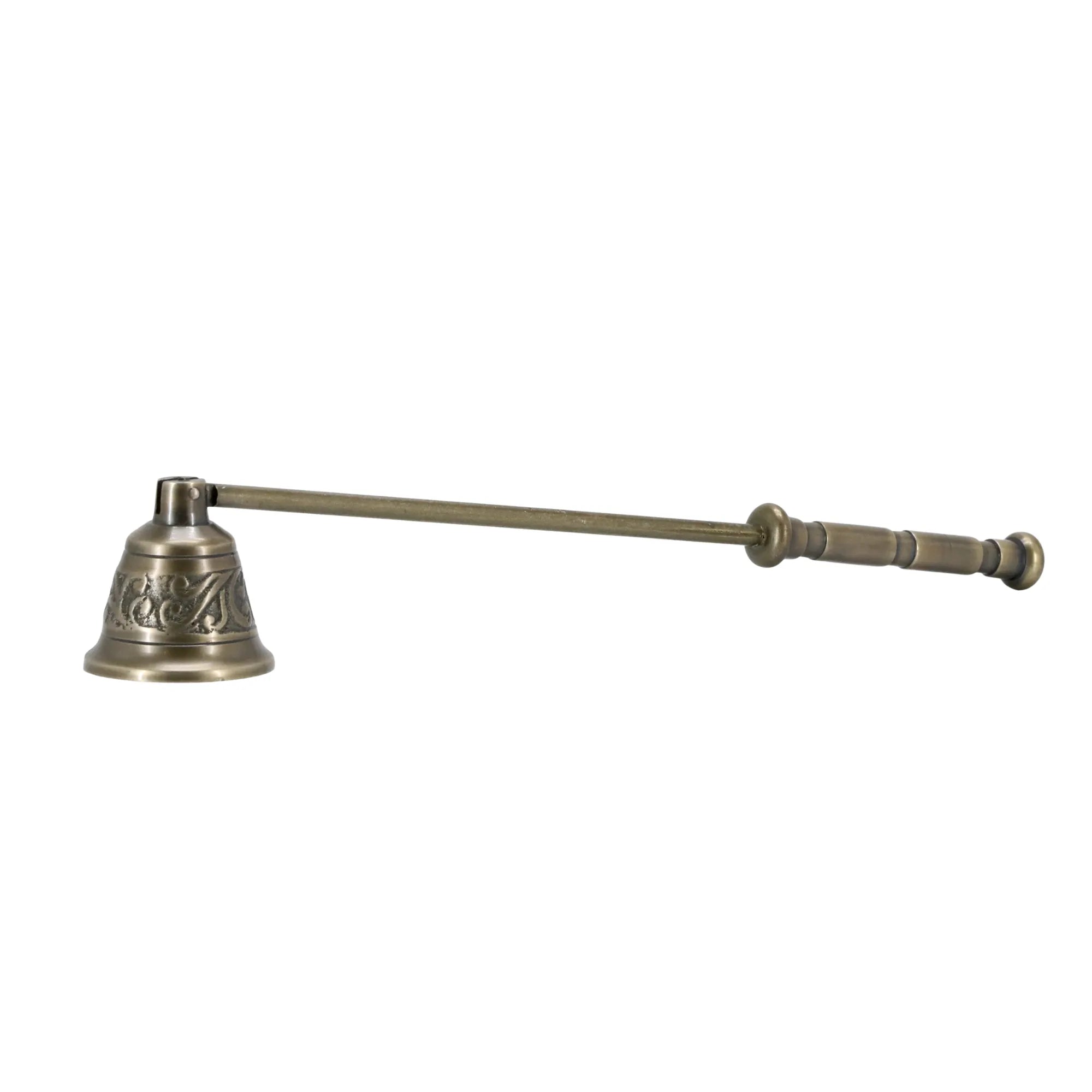 Chic Antique Kerzenlöscher in Antik-Messing