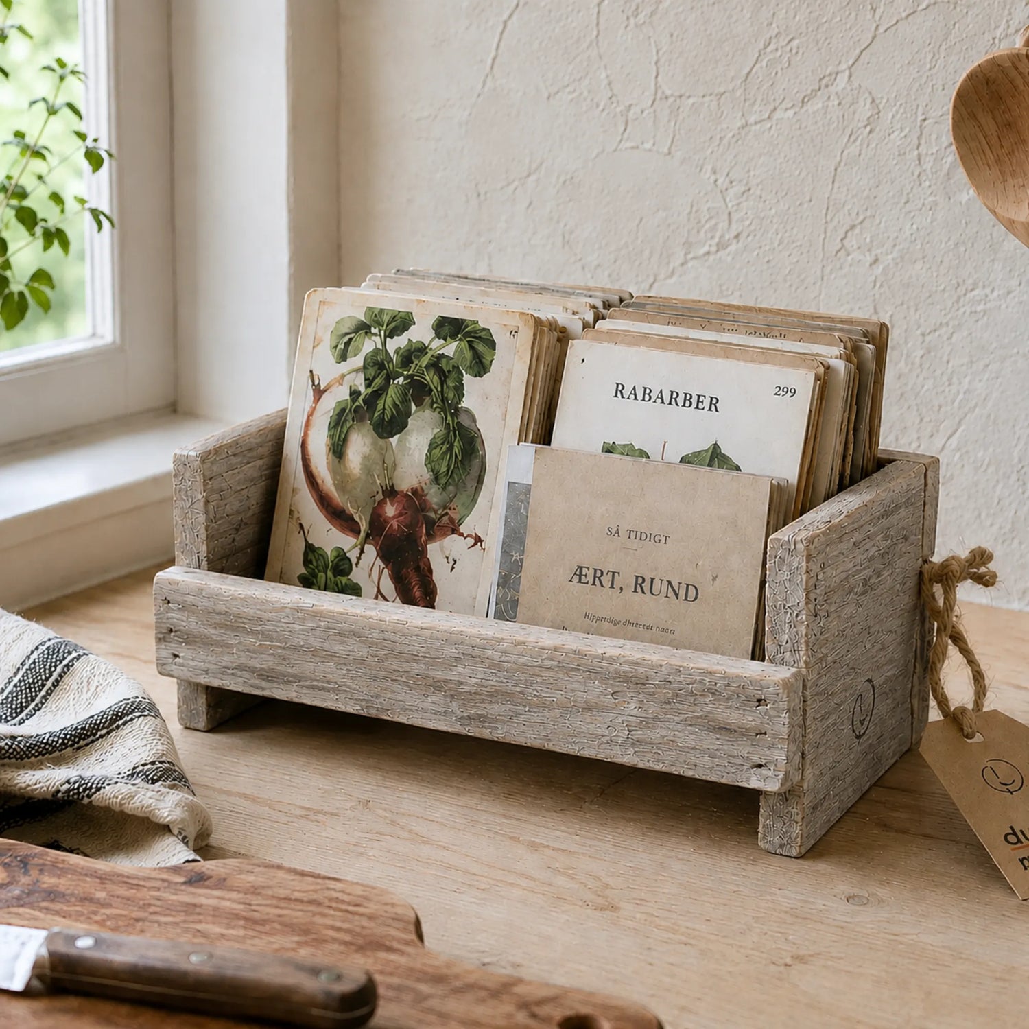 Naturholz Halter zur Aufbewahrung und Präsentation von kleinen Lieblingsstücken