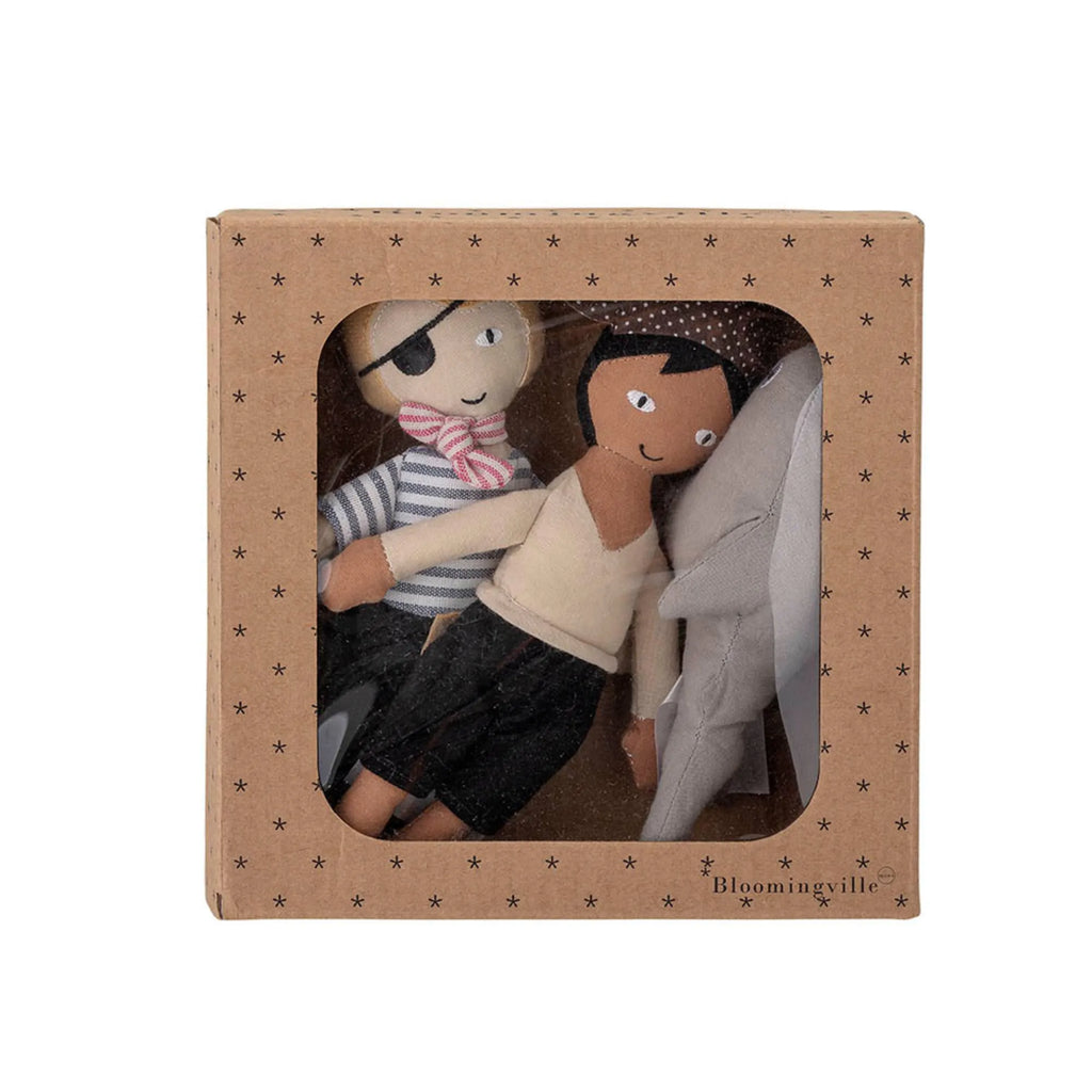 Bloomingville Puppen Spielset "Mio" Pirat 3-teilig aus Baumwolle