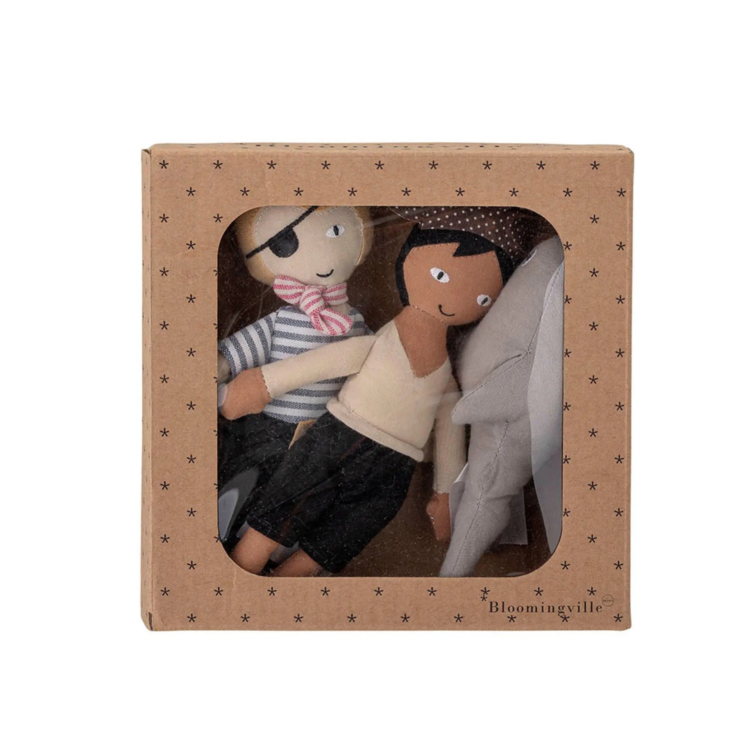 Bloomingville Puppen Spielset "Mio" Pirat 3-teilig aus Baumwolle