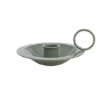 Kerzenhalter grün Metall Kammerleuchter Antique Verte Chic Antique