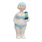 Chic Antique Deko Figur "Dame mit Schwimmring" aus Keramik 14 cm