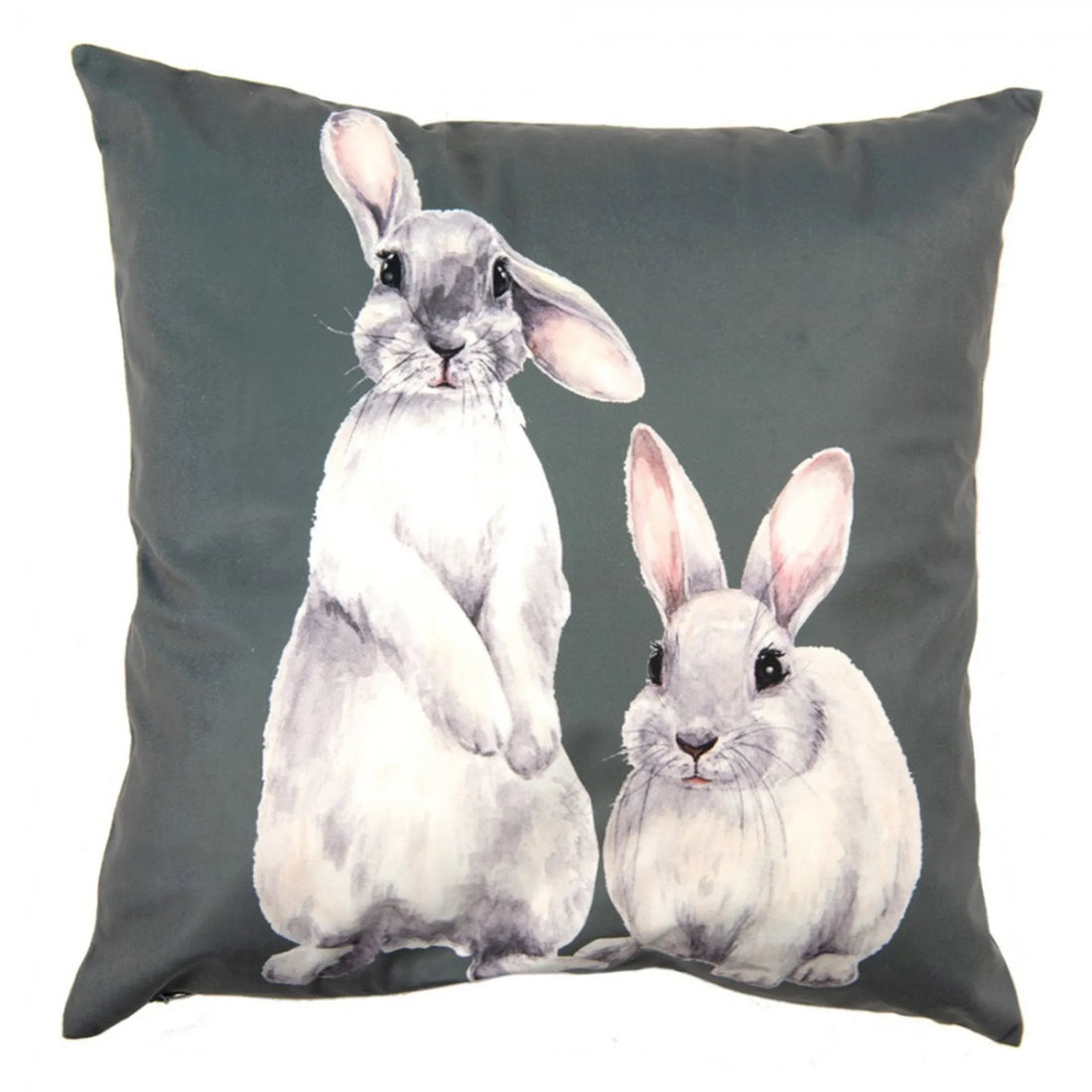 Clayre &amp; Eef Kissenbezug Ostern "Hasenpaar" 45 x 45 cm