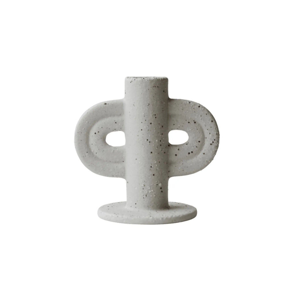 DBKD Kerzenhalter „Swirl“ sand 11 cm