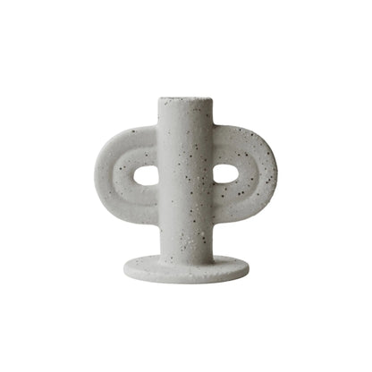 DBKD Kerzenhalter „Swirl“ sand 11 cm