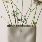 DBKD Vase „Meadow“ grau beige 18 cm