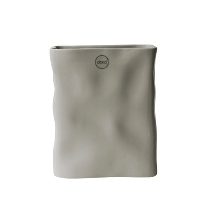DBKD Vase „Meadow“ grau beige 18 cm
