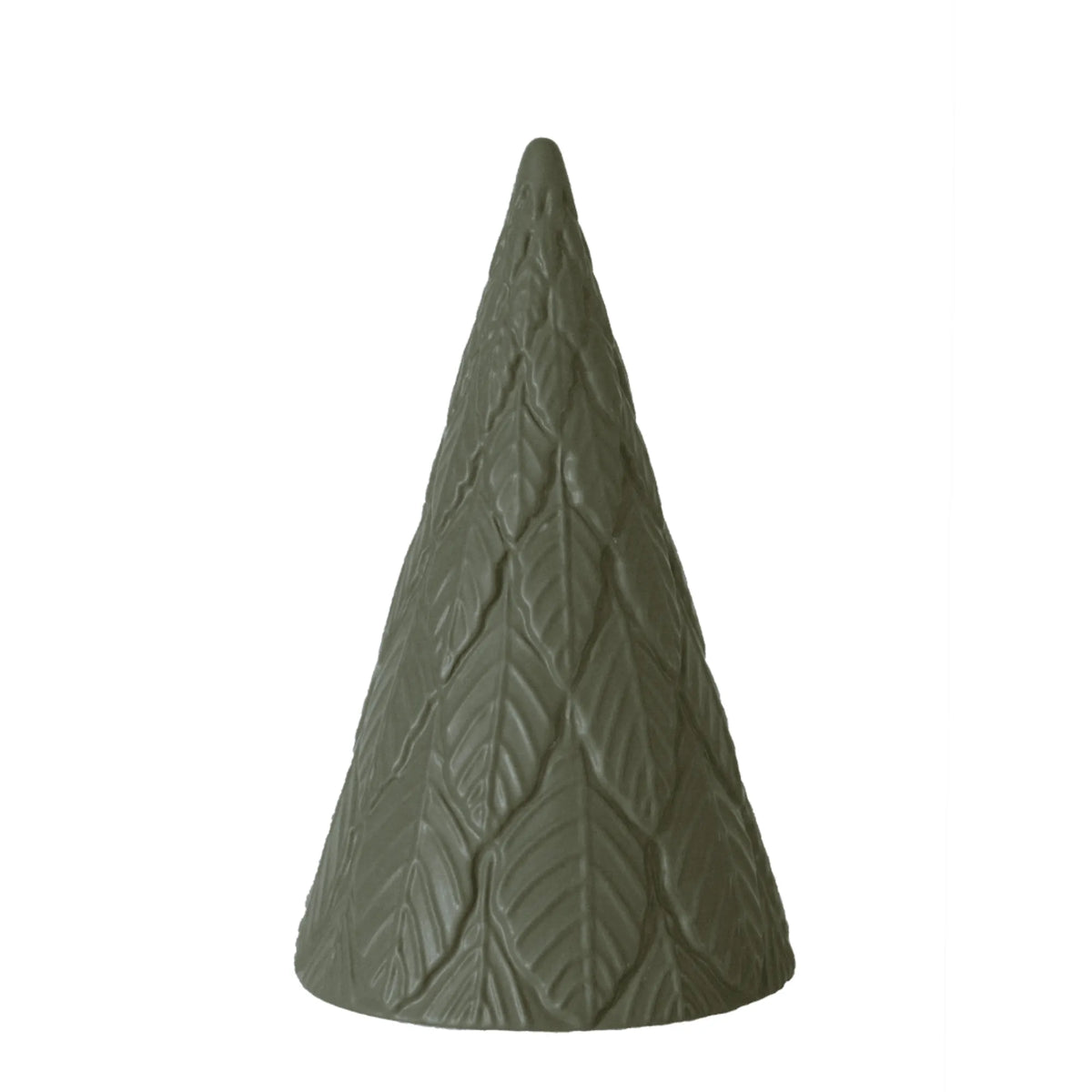 DBKD Baum Weihnachten Moos-Grün 18 cm aus Keramik