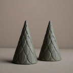 DBKD Baum Weihnachten Moos-Grün 18 cm aus Keramik