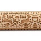 Folkroll Motiv Teigrolle "Polare Weihnacht" 43 cm