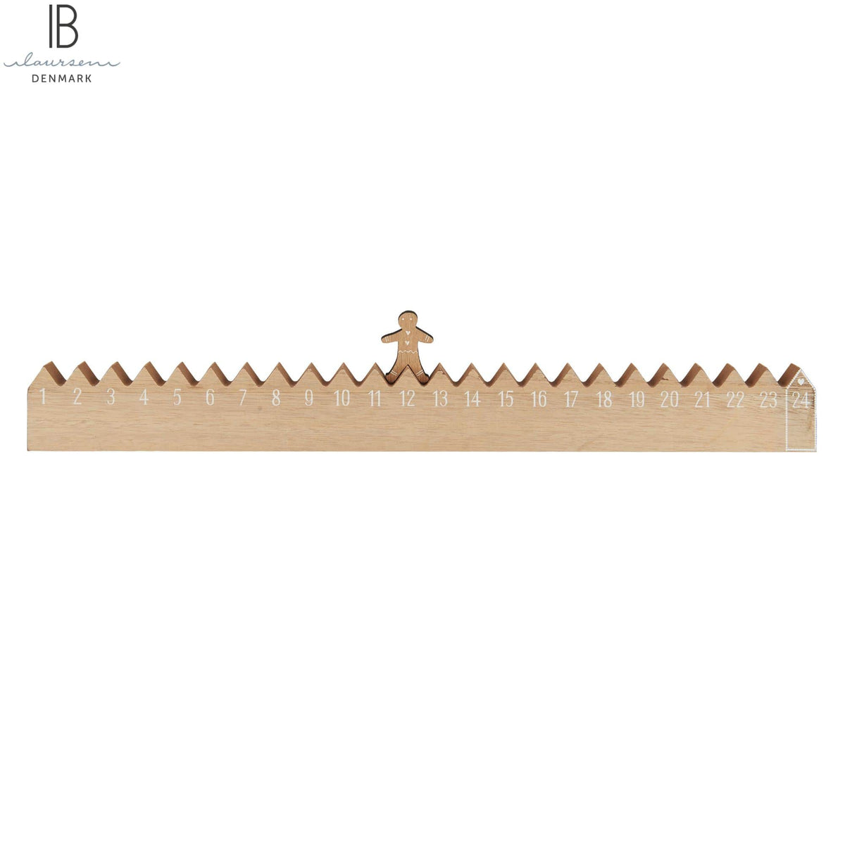Ib Laursen Adventskalender Lebkuchenmann 50 cm Holz