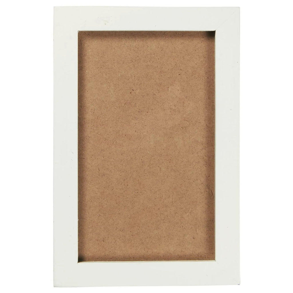 Ib Laursen Bilderrahmen „Unika“ weiß 16 x 24 cm – Holzrahmen mit Glas