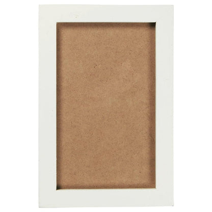 Ib Laursen Bilderrahmen „Unika“ weiß 16 x 24 cm – Holzrahmen mit Glas