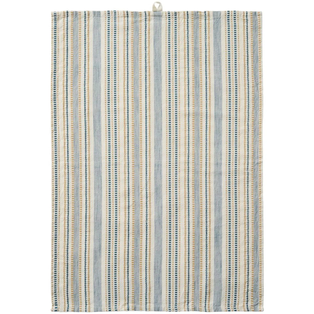 Ib Laursen Geschirrtuch „Celine“ 50 x 70 cm – Baumwolle blau gestreift