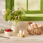 Ib Laursen Kanne Krug Vase "Mynte" 1,7 Liter Farbe "Butter Cream" creme