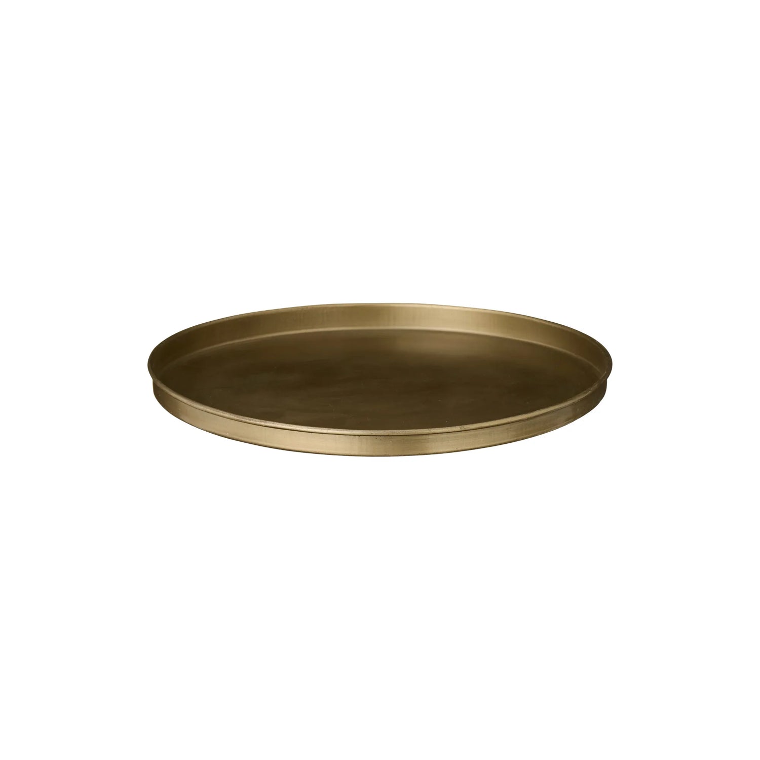 IB Laursen Kerzentablett aus Metall für magnetische Kerzenhalter – Messing Ø 22 cm