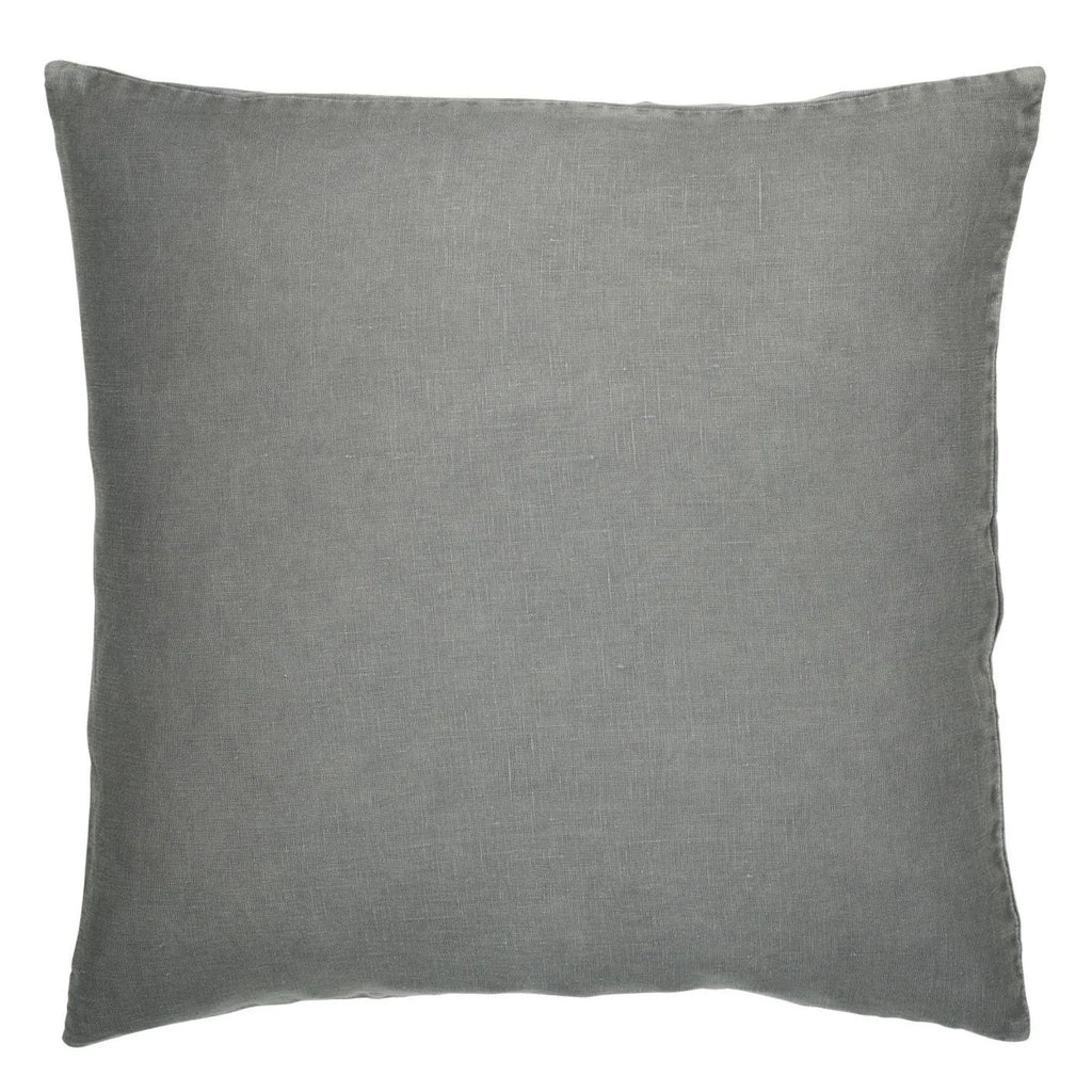 Ib Laursen Leinen Kissenbezug „Smoke“ grau 50x50 cm