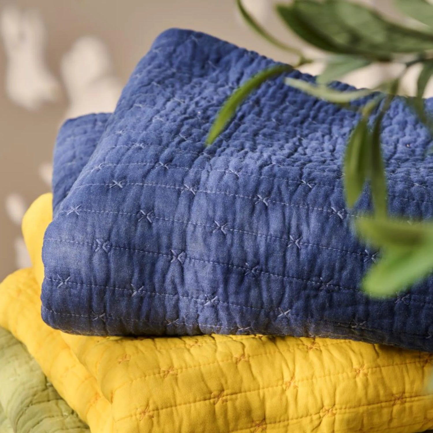 ib laursen quilt decke indigo blau anna und ole shop